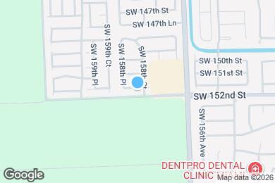 Map image of the property - 15840 SW 151st Terrace