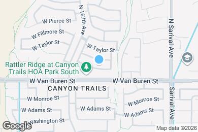 Map image of the property - 16590 W Melvin St