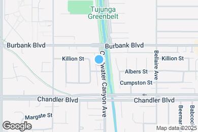 Map image of the property - 5511 Coldwater Canyon Ave