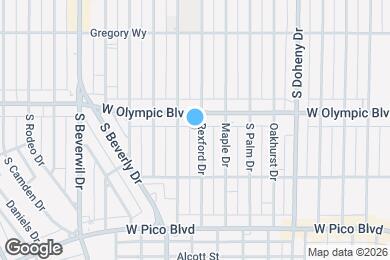 Map image of the property - 419 S Rexford Dr