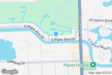 Map image of the property - 2701 S Palm Aire Dr