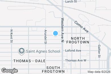 Map image of the property - 400 Van Buren Ave