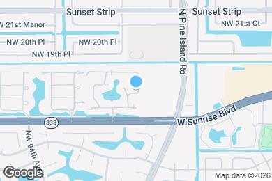 Map image of the property - 8975 W Sunrise Blvd