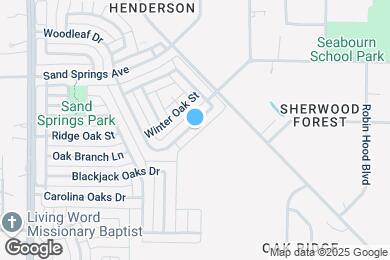 Map image of the property - 10611 Woodleaf Dr