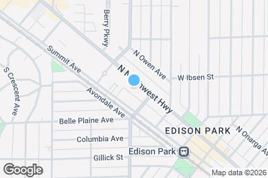 Map image of the property - 6864 N Northwest Hwy