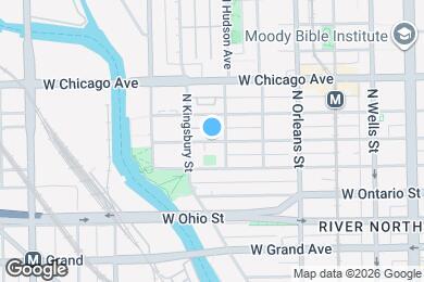 Map image of the property - 458 W Huron St