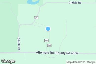 Map image of the property - 806 County Rd 40 W