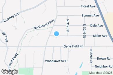 Map image of the property - 3008 Miller Ave
