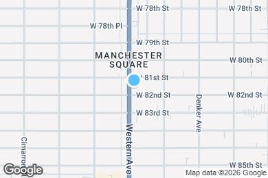 Map image of the property - 8118 S Western Ave