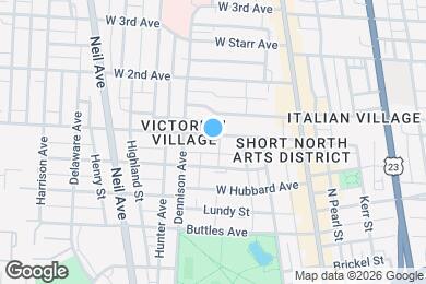Map image of the property - 123 W 1st Ave