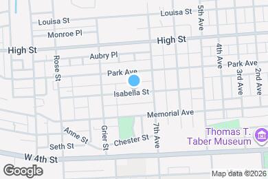 Map image of the property - 1124 Isabella St
