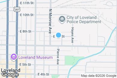 Map image of the property - 760 E 8th St