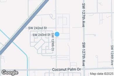 Map image of the property - 12891 SW 243rd Ter