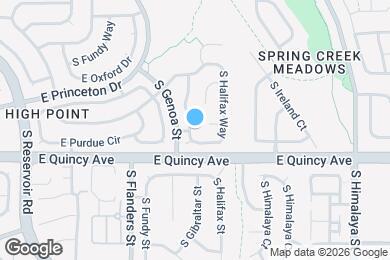 Map image of the property - 4246 S Gibraltar St