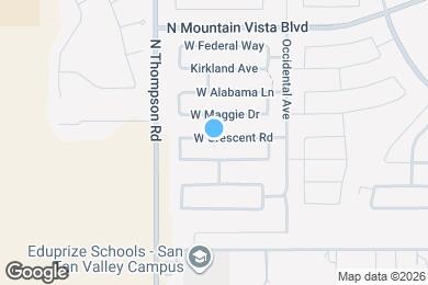 Map image of the property - 4515 W Crescent Rd