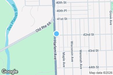 Map image of the property - 4205 S Harlem Ave