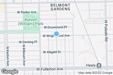 Map image of the property - 2552 N Kildare Ave