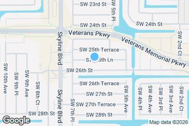 Map image of the property - 614 SW 25th Ln