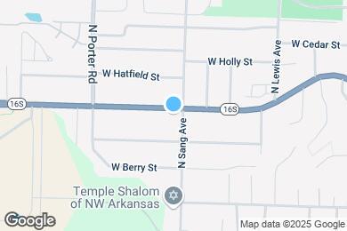 Map image of the property - 2121 W Wedington Dr