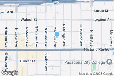 Map image of the property - 64 N Mar Vista Ave