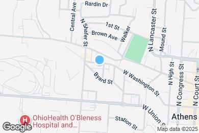 Map image of the property - 205 W Washington St