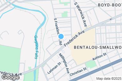 Map image of the property - 313 S Franklintown Rd