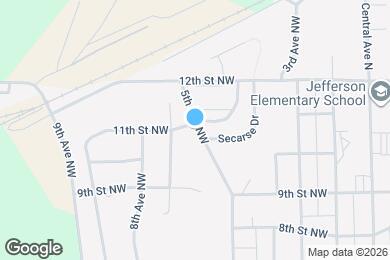 Map image of the property - 1063 5th Ave NW