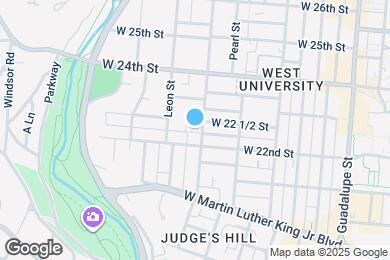 Map image of the property - 2204 San Gabriel St