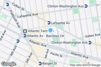 Map image of the property - 158 S Oxford St