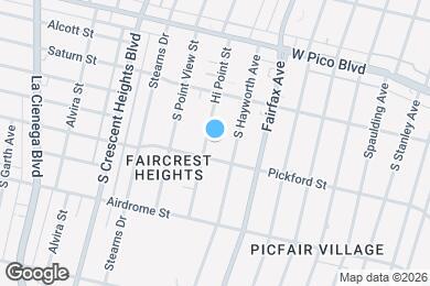 Map image of the property - 1552 Hi Point St