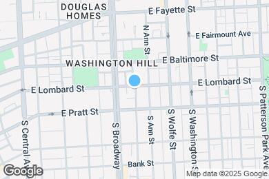 Map image of the property - 1723 E Lombard St
