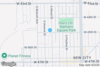 Map image of the property - 4500 S Wood St