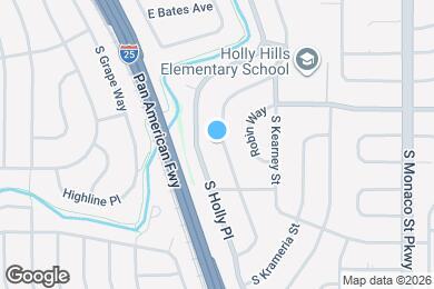 Map image of the property - 3065 S Jasmine St