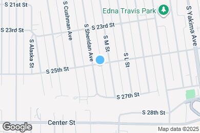 Map image of the property - 1312 S 25th St