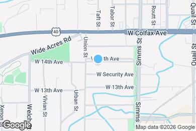 Map image of the property - 11912 W 14th Ave