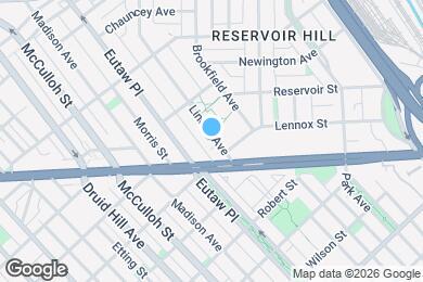 Map image of the property - 2016 Linden Ave