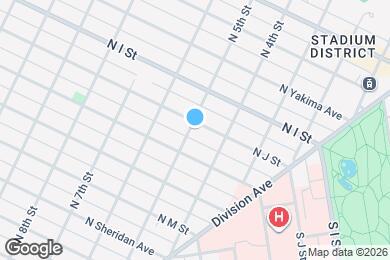 Map image of the property - 1002 N 5th St