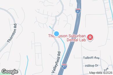 Map image of the property - 8727 Valleyfield Rd