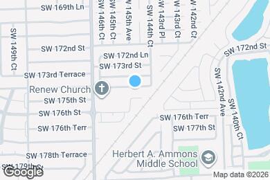 Map image of the property - 14490 SW 174th Terrace