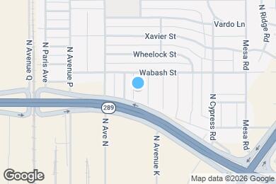 Map image of the property - 2110 N. Ave. L-B