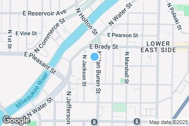 Map image of the property - 1655 N Van Buren St