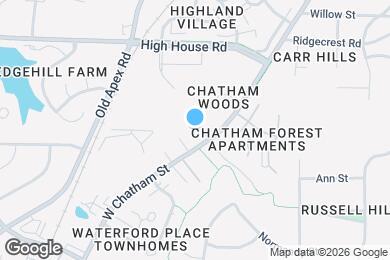 Map image of the property - 906 W Chatham St