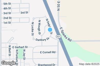 Map image of the property - 2713 N Delphos St