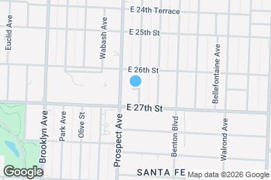 Map image of the property - 2624 Montgall Ave