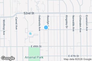 Map image of the property - 5026 Rosslyn Ave