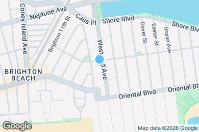 Map image of the property - 104 W End Ave