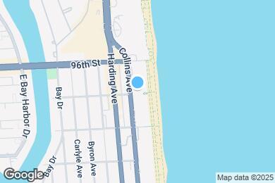 Map image of the property - 9501 Collins Ave
