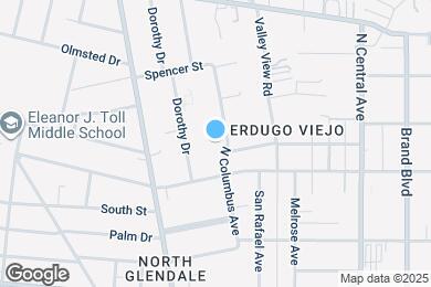 Map image of the property - 1233 N Columbus Ave