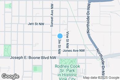 Map image of the property - 399 Elm St NW