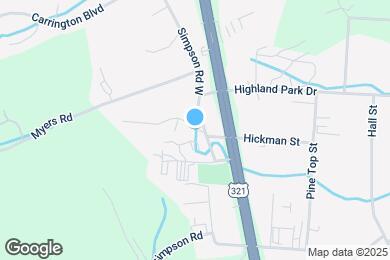Map image of the property - 101 Pinewood Dr